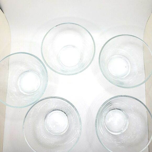 Dessert salsa appetizer glass bowls stackable set of 5 - Picture 2 of 7